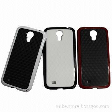 TPU + PC Cases for Galaxy S4, Three-dimensional Wall Pattern